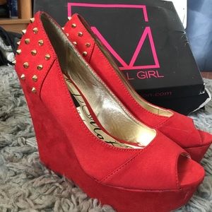 Material Girl Red Heels